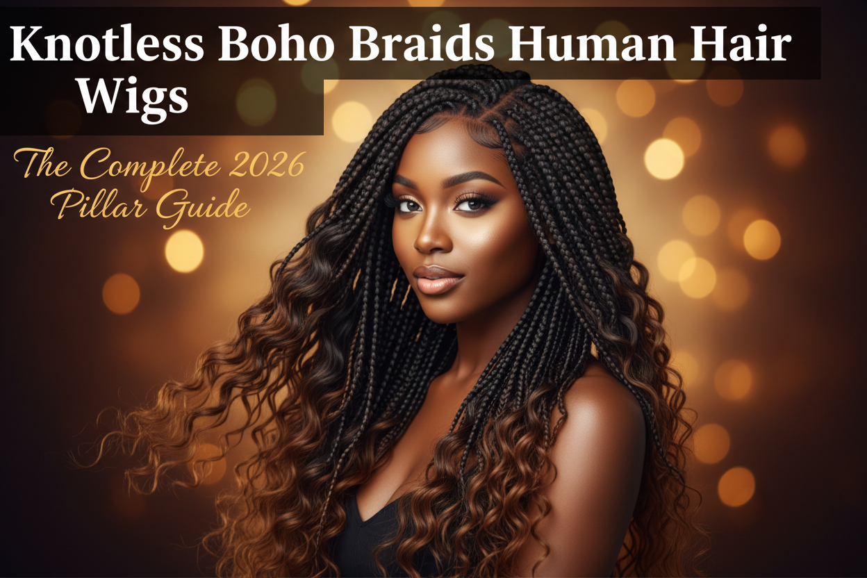 Knotless Boho Braids Human Hair Wigs:The Complete 2026 Pillar Guide
