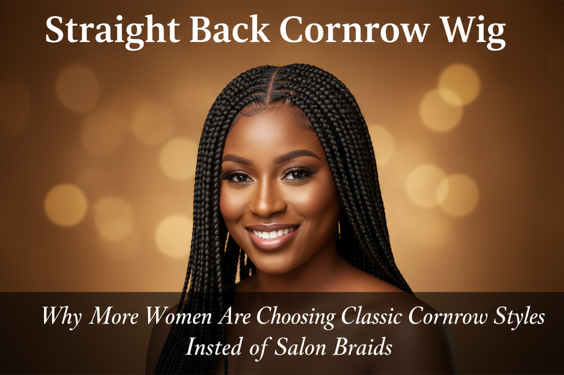 Straight Back Cornrow Wig: Why More Women Are Choosing Classic Cornrow Styles Instead of Salon Braids
