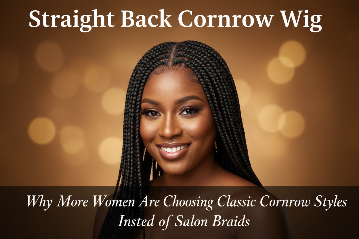 Straight Back Cornrow Wig: Why More Women Are Choosing Classic Cornrow Styles Instead of Salon Braids