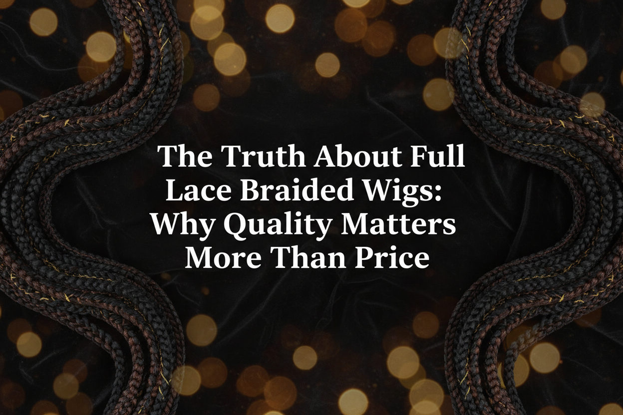 The Truth About Full Lace Braided Wigs:Why Quality Matters More Than Price