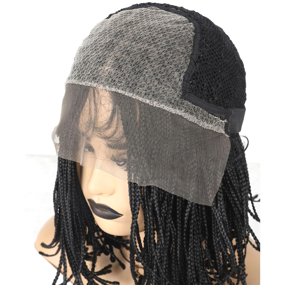 Short Bob 13x4 Lace Front Micro Braided Wig