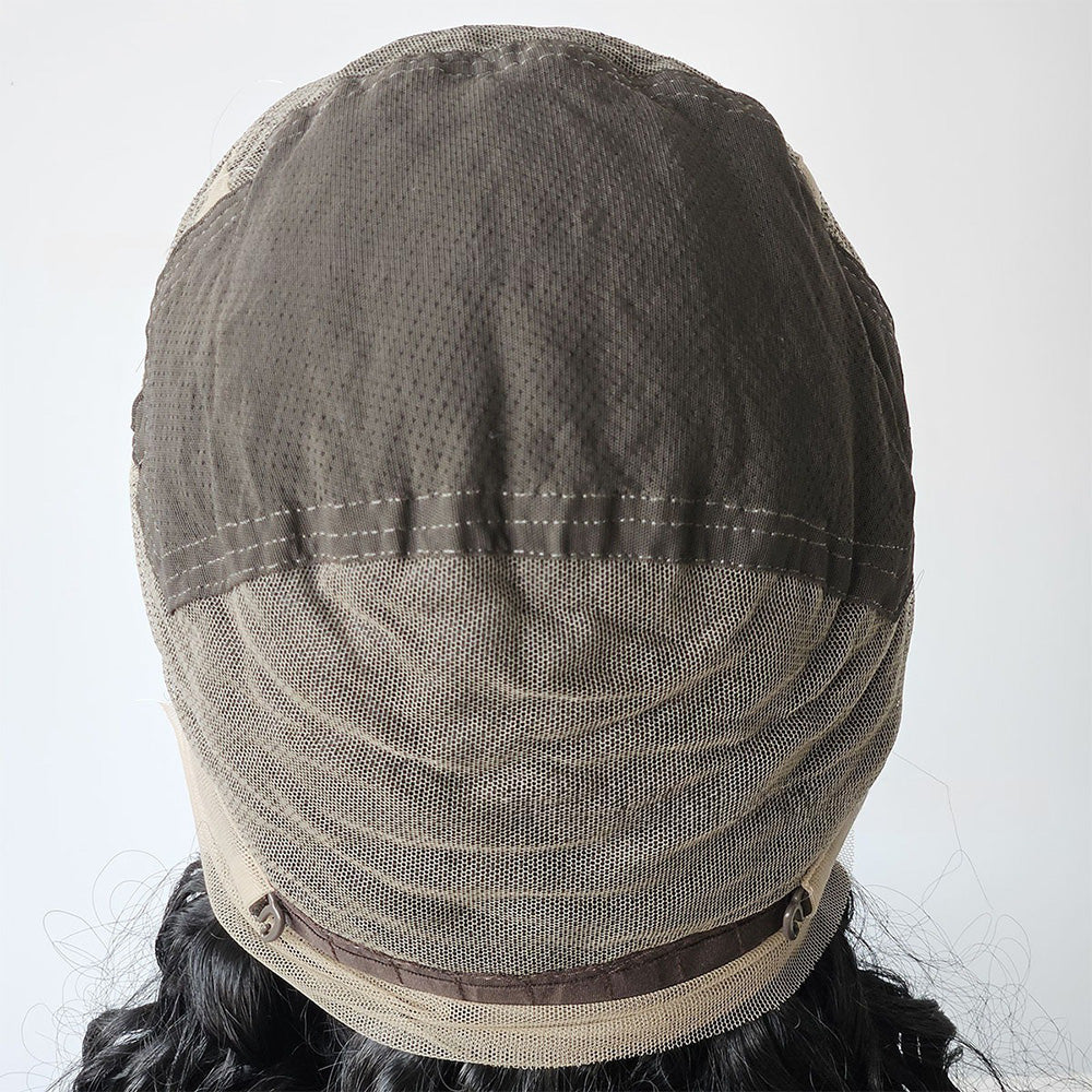 26" Full Lace Hand Braided Boho Cornrow Curly Wig