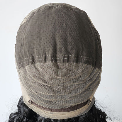 26" Full Lace Hand Braided Boho Cornrow Curly Wig