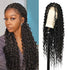 32" Full Lace Boho Faux Locs Braided Wig Square Parting Design
