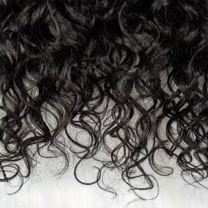 Black 13x6 Lace Front Cornrow Braided Curly Wig