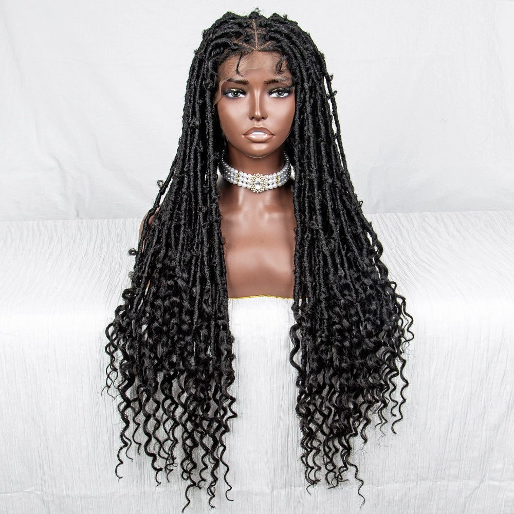 Black Boho Butterfly Locs Wig