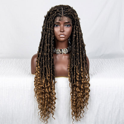 Boho Butterfly Locs Wig 1B/27