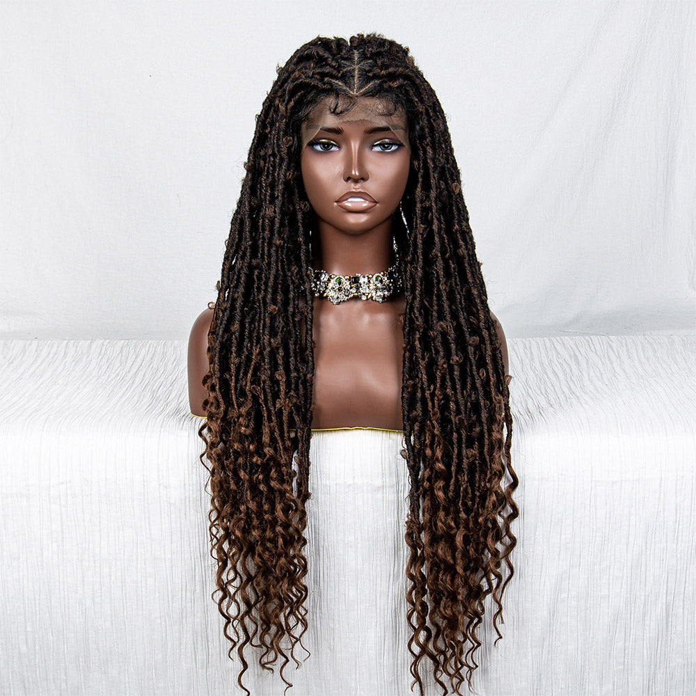 Boho Butterfly Locs Wig 1B/30