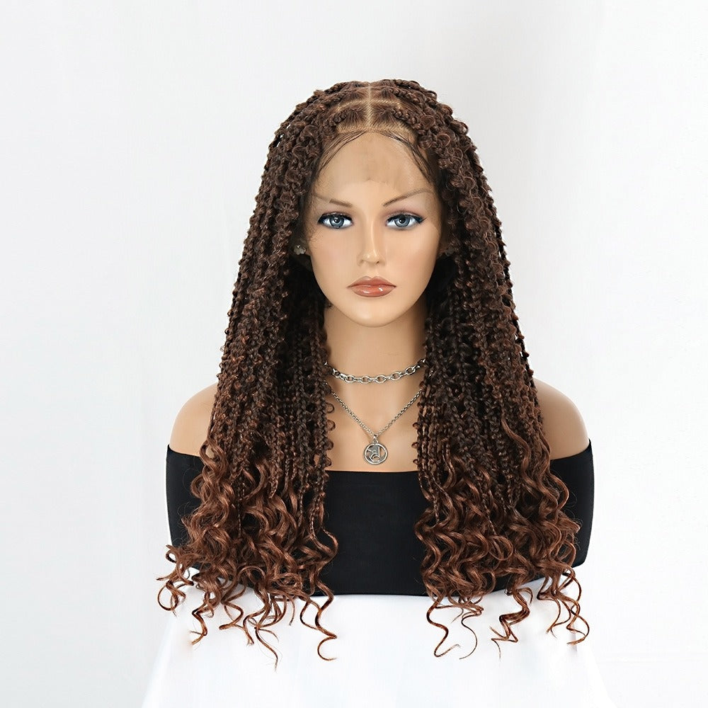 Full Lace Boho Knotless Box Butterfly Braided Wig