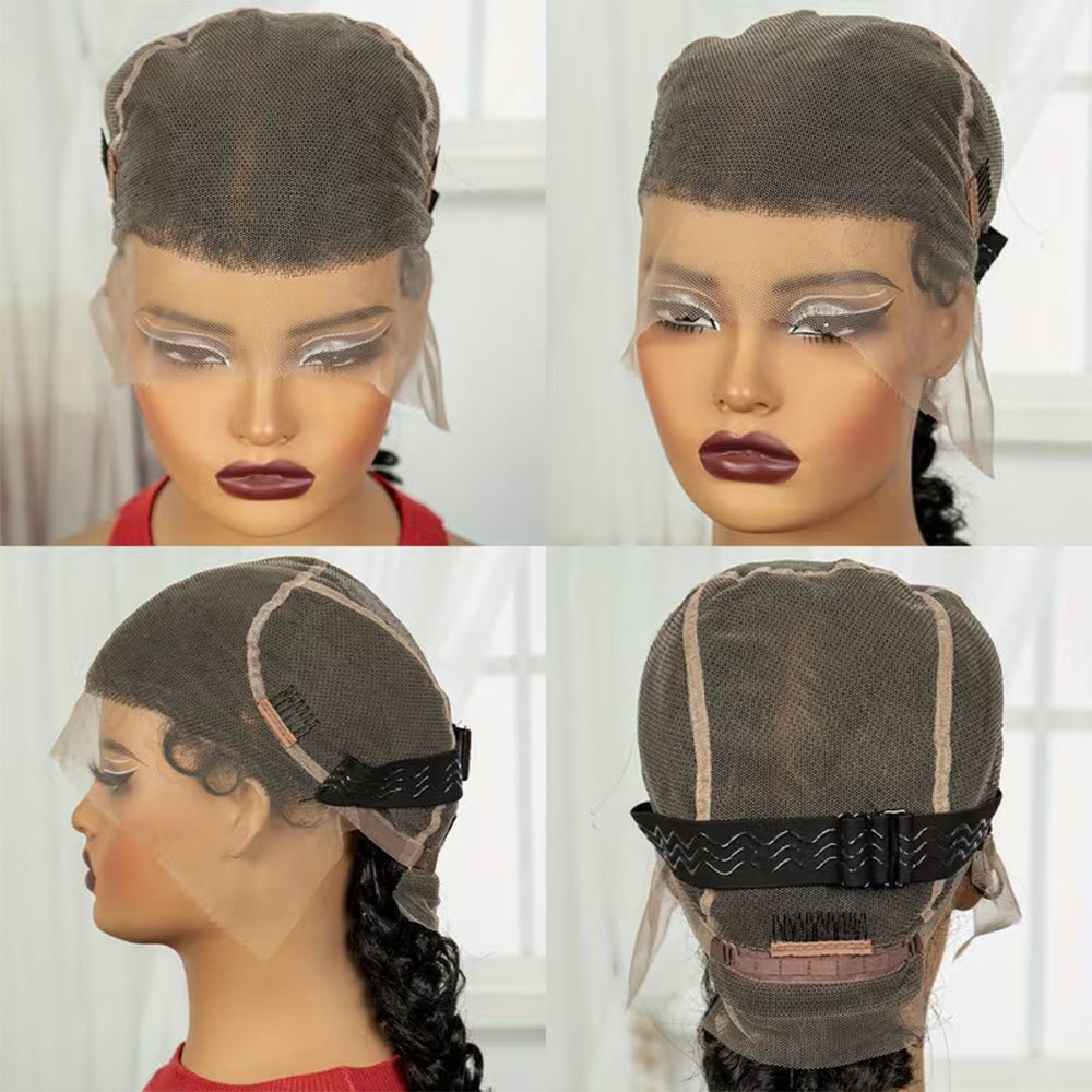 Full Lace Black Butterfly Box Braid Wig
