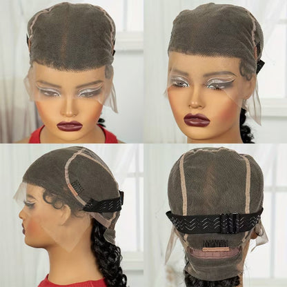 Full Lace Black Butterfly Box Braid Wig