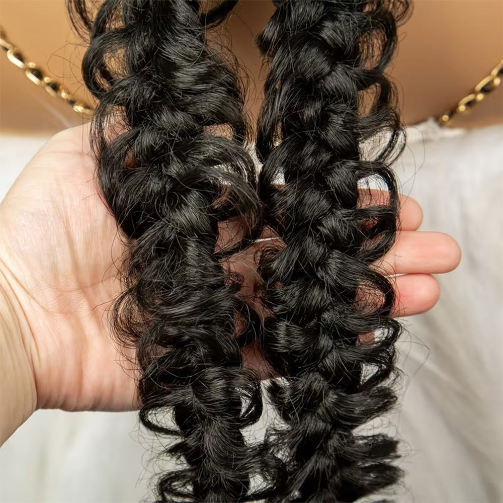 Black Butterfly Box Braid Wig