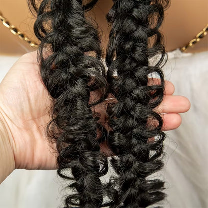 Black Butterfly Box Braid Wig