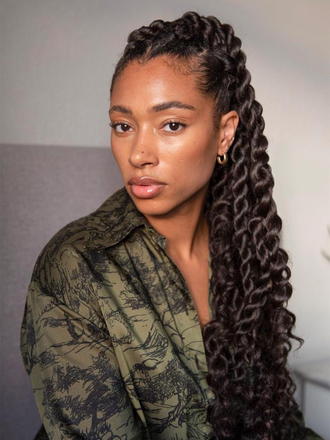 Twist Braids Wigs with soft rope-like twists, flexible and lightweight protective style for women